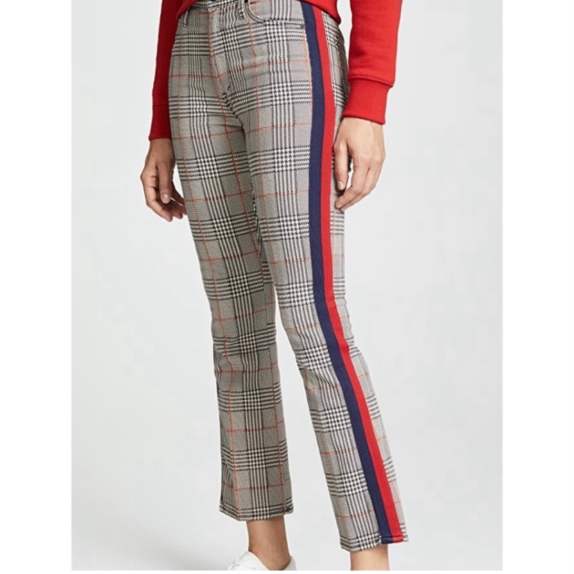 Mother Plaid Pants